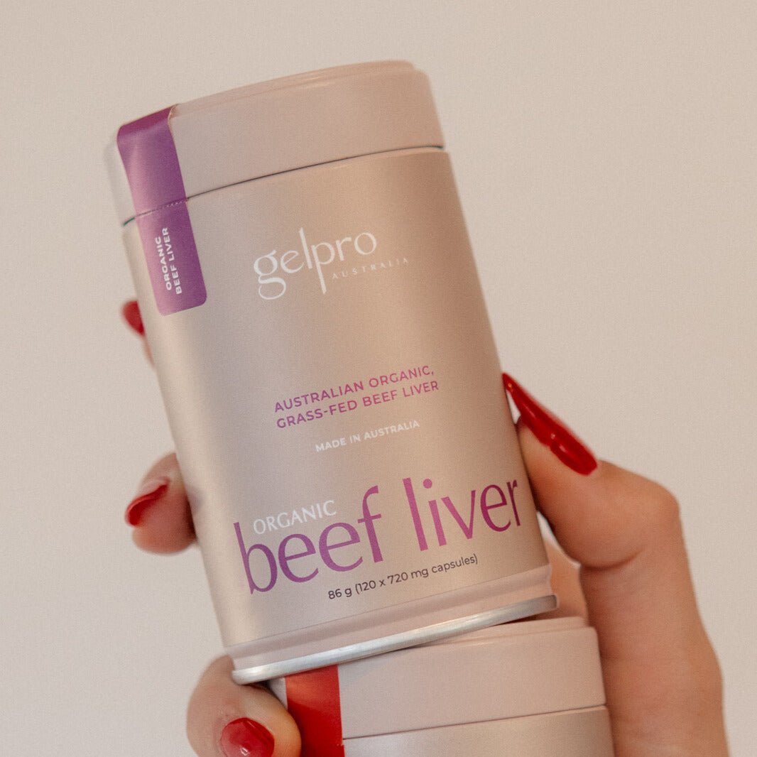 Organic Grass - Fed Beef Liver | 120 capsules - Gelpro Australia