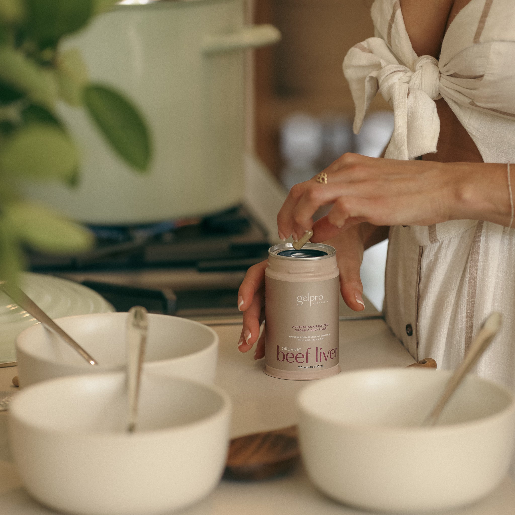 Organic Grass - Fed Beef Liver | 160 capsules REFILL - Gelpro Australia