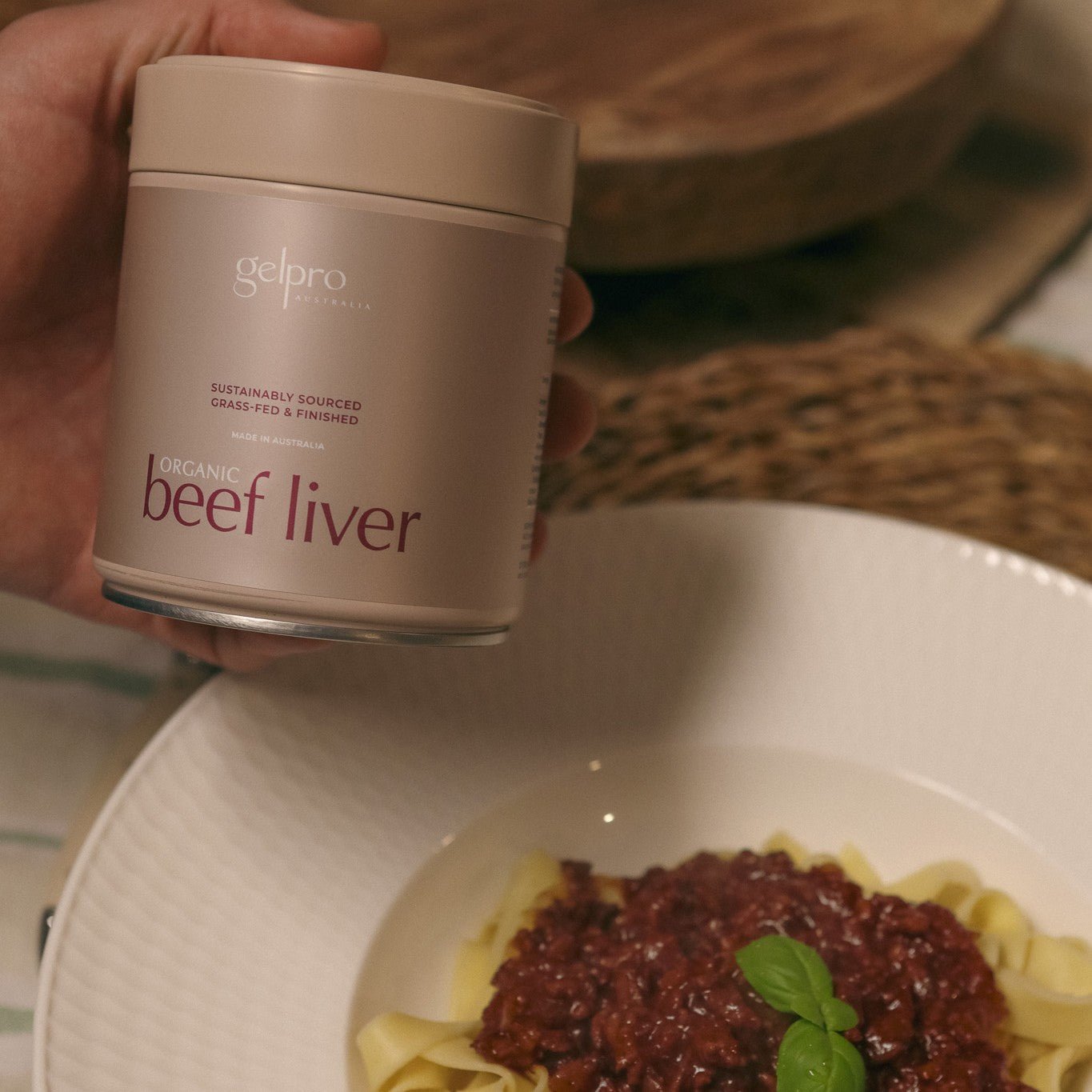 Organic Grass - Fed Beef Liver Powder | 180g - Gelpro Australia