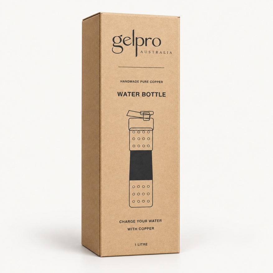 Gelpro Copper Water Bottle | 1L - Gelpro Australia