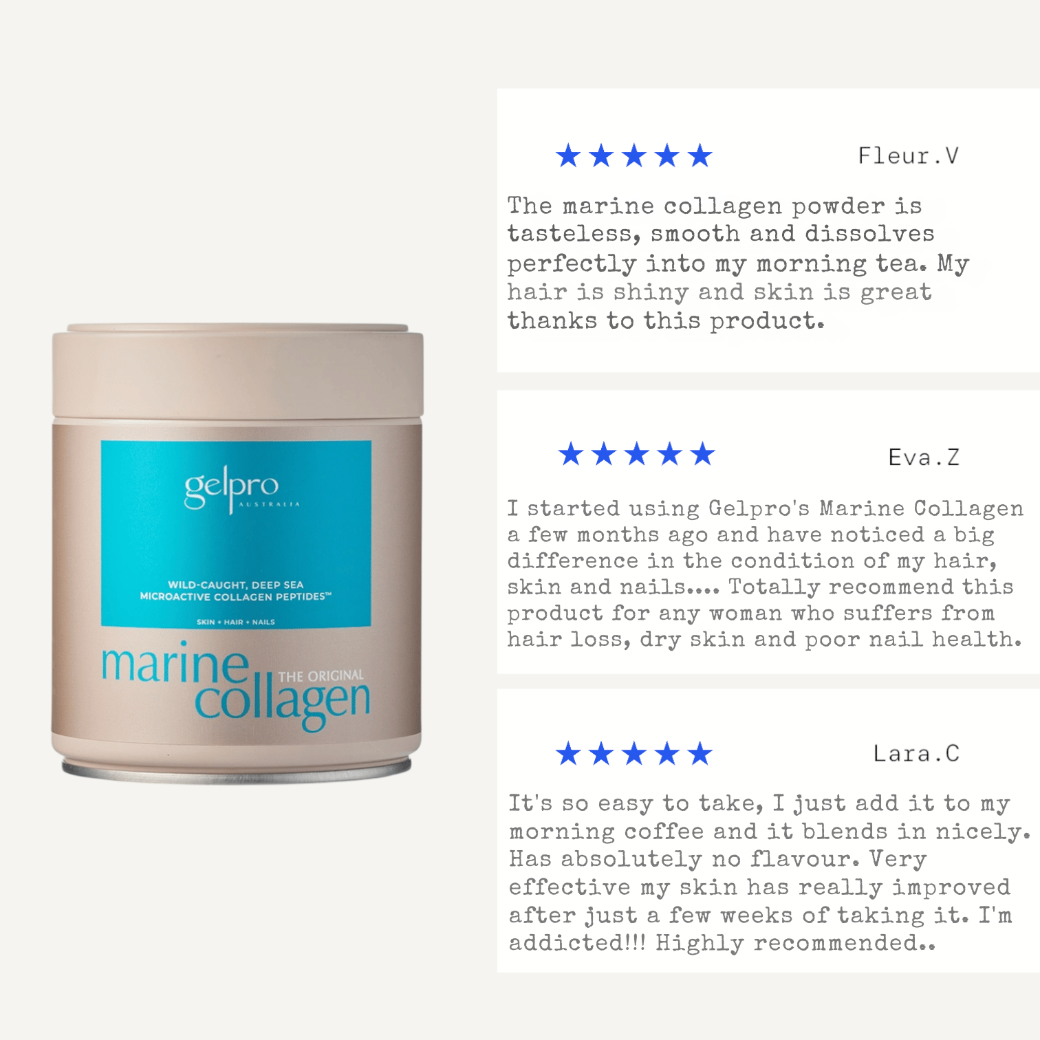 Skin Bundle | The Original Marine Collagen + Raw Native C Capsules - Gelpro Australia