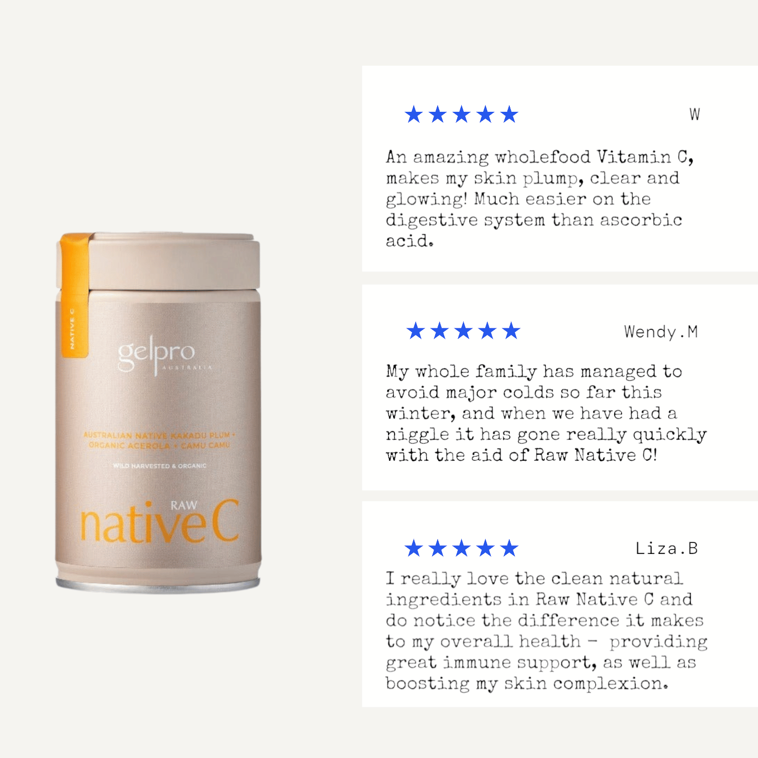 Skin Bundle | The Original Marine Collagen + Raw Native C Capsules - Gelpro Australia
