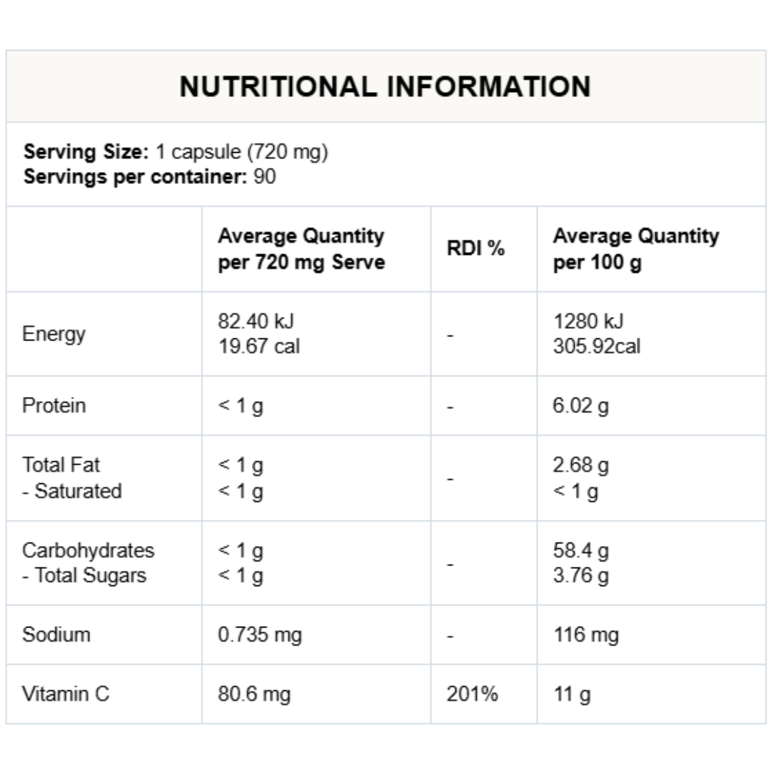 Raw Native C | 90 Capsules