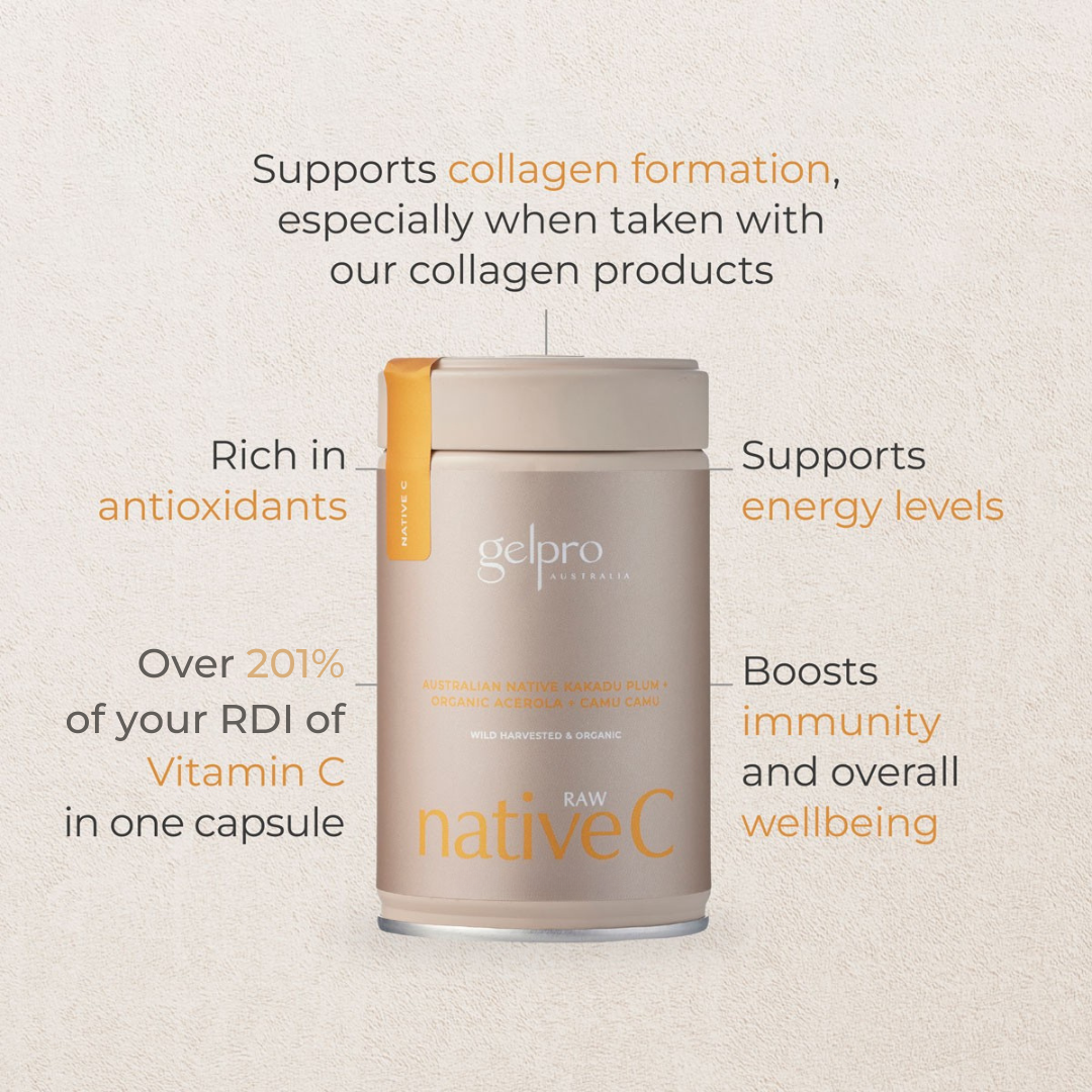 Skin Bundle | The Original Marine Collagen + Raw Native C Capsules - Gelpro Australia