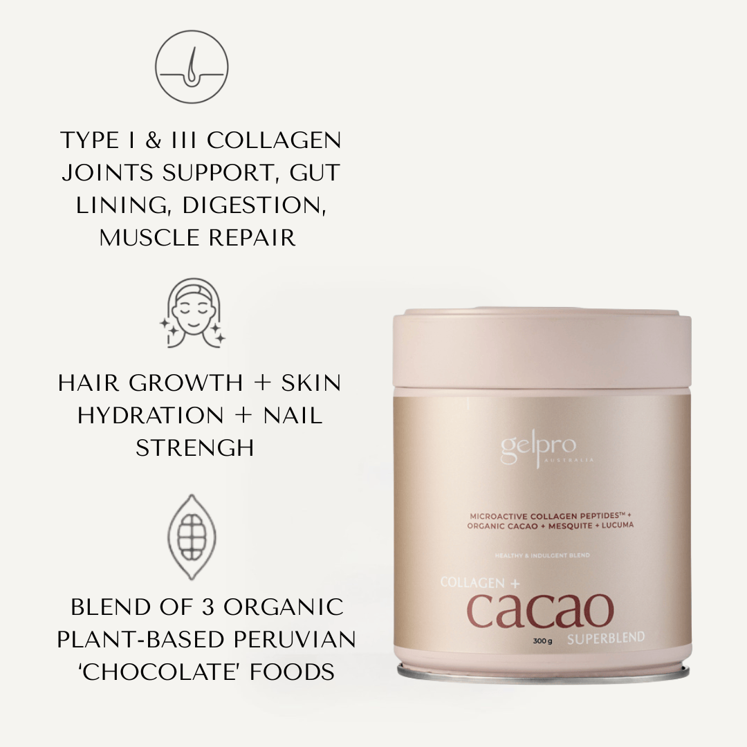 Collagen + Cacao Superblend | 300g - Gelpro Australia