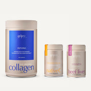 Wellness Starter Bundle | The Original Collagen Peptipro + Raw Native C caps + Beef Liver caps